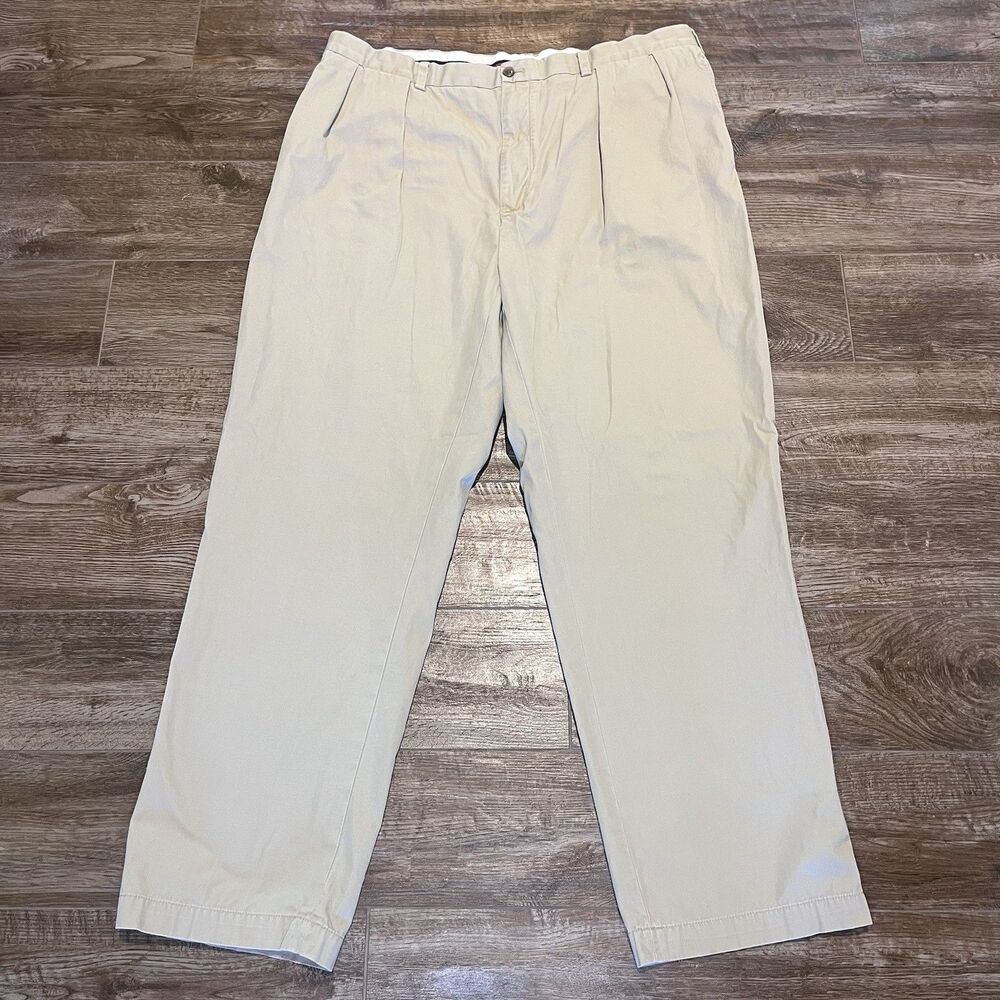 VTG Polo Golf Ralph Lauren Fairway Pant Mens 38x31 Kacki Pleated Shield 90s